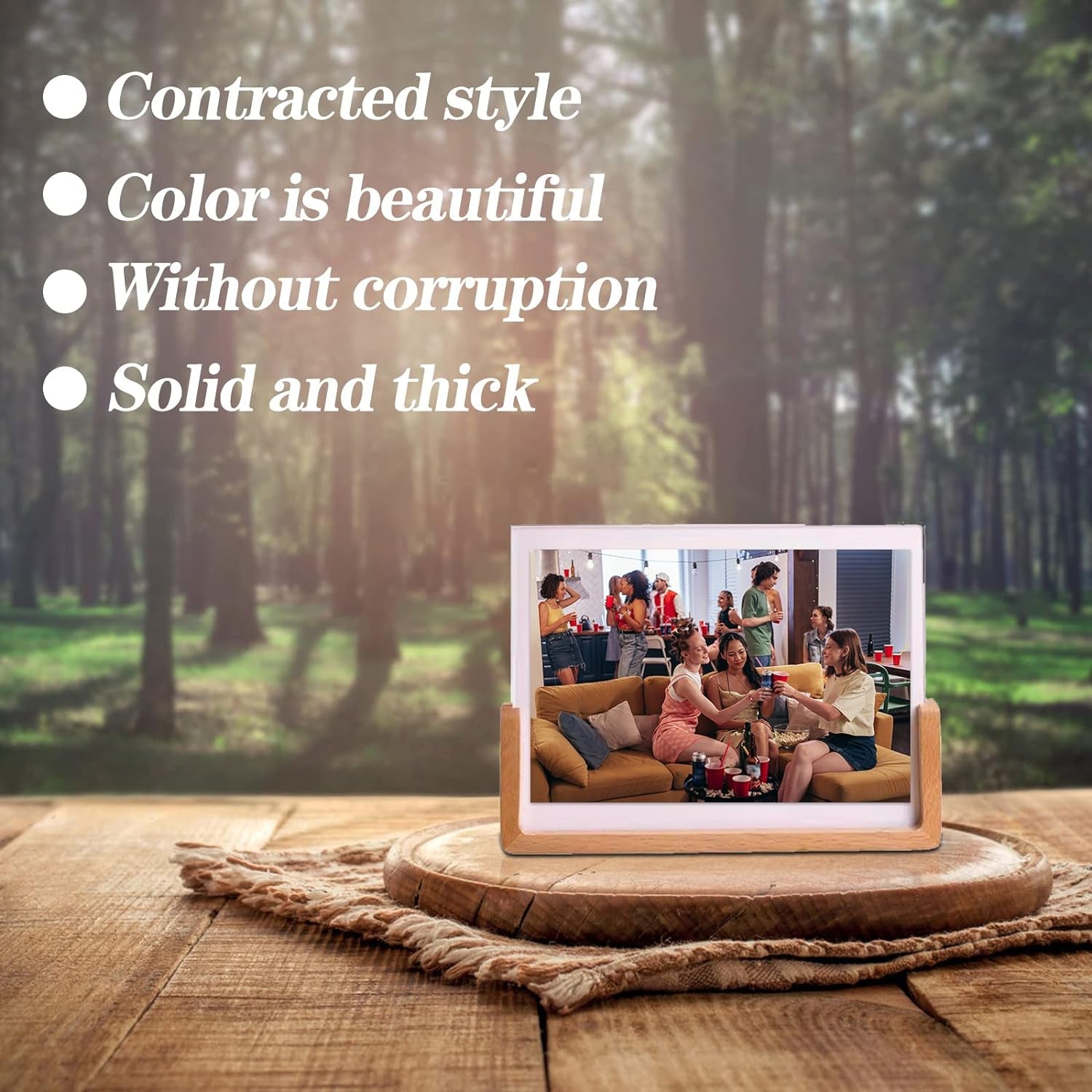Wooden Picture Stand, Photo Frame Stand (1 Pc)  Wooden Picture Stand, Photo Frame Stand (1 Pc)